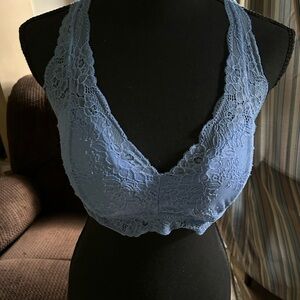 Gilligan & O'Malley Blue Lace Bralette Intimates